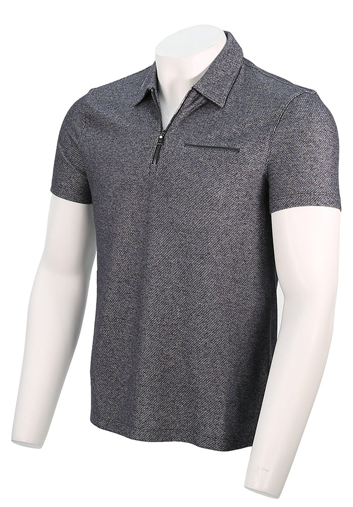 John Varvatos Meira Zip Polo