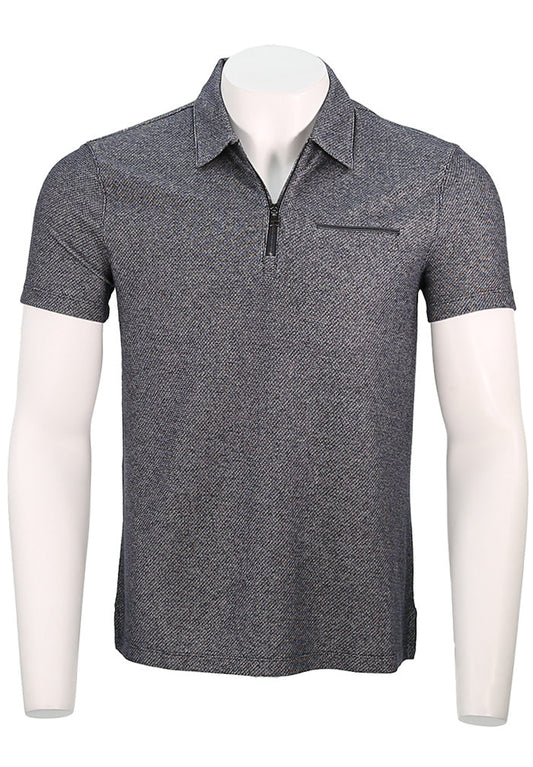 John Varvatos Meira Zip Polo